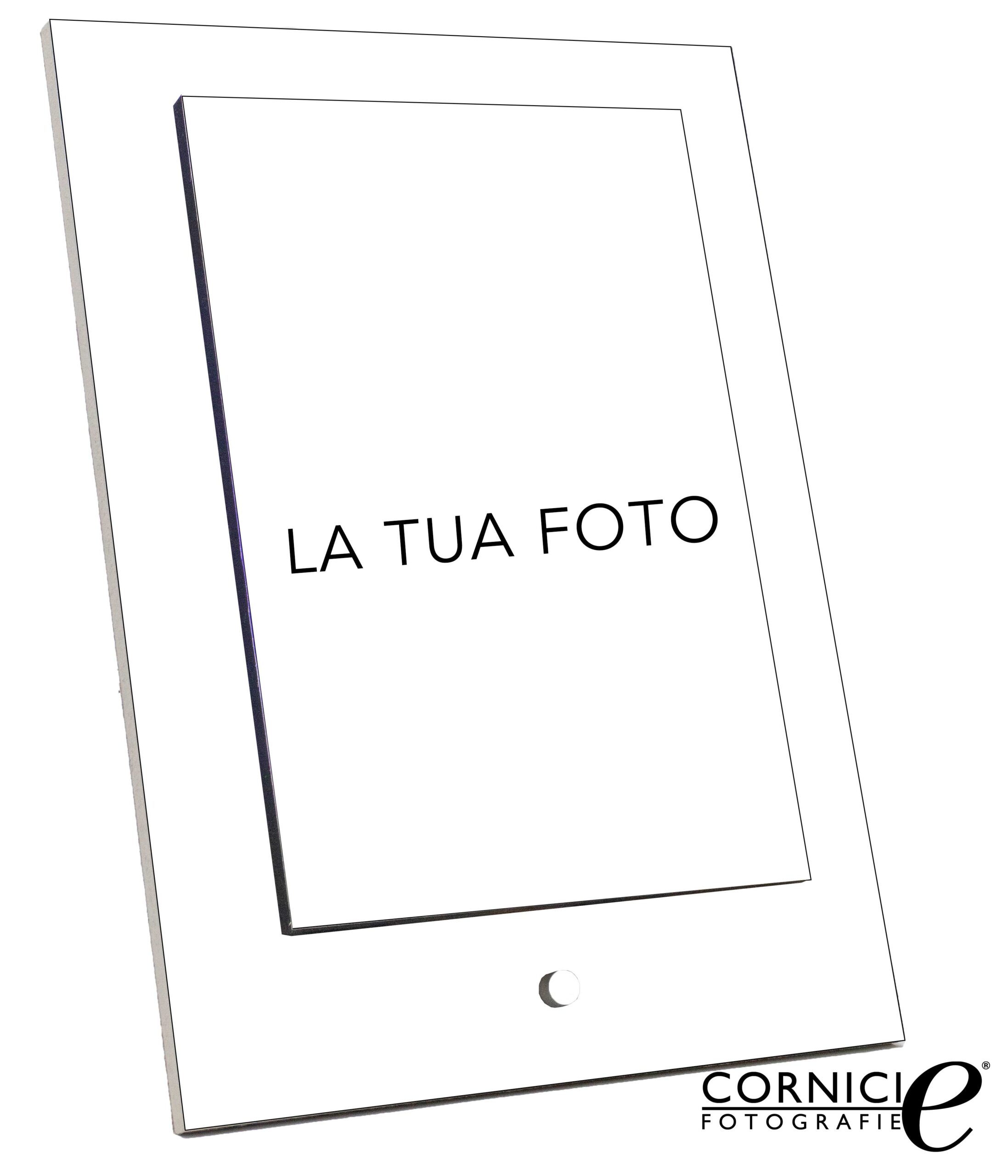 Mockup cornice foto in rilievo personalizzabile con effetto tridimensionale